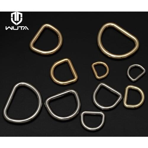 WUTA New Strong Thick Metal O Dee D Ring Buckle Clasp Dog Collar Strap Hand Bag Purse Belt DIY Leather Craft Accessories10pcs