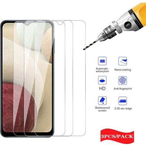 3pcs Tempered glass for samsung galaxy a12 11 01 a01core 31 41 42 51 71 02s 21s a 12 11 01 31 41 42 51 01core 31 protection film