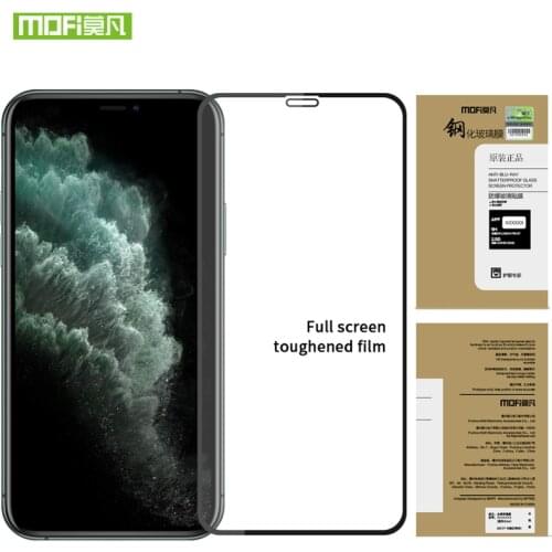 MOFi For iPhone 11 Pro Max glass tempered full cover screen protector For iPhone 11 Pro glass plus protective film For iPhone 11