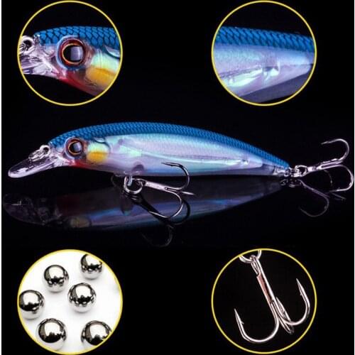 1PCS 3D Eyes 11cm 14g Luminous Floating Minnow Fishing Lure Laser Hard Artificial Bait Tungsten Ball Wobblers Crankbait Minnows