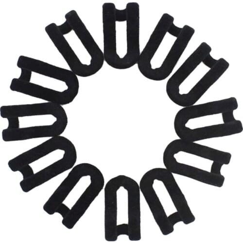 50 Pcs Mini Cascading Hanger Hooks Connector for Stack Clothes and Make Your Closet Space-Saving,Black