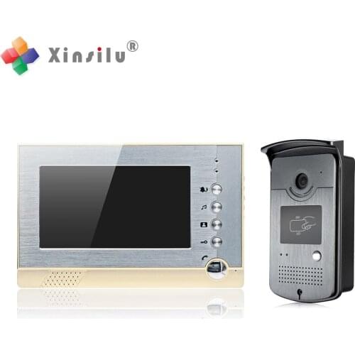 7 Inch ID Card Access Control Video Door Phone Support SD Card