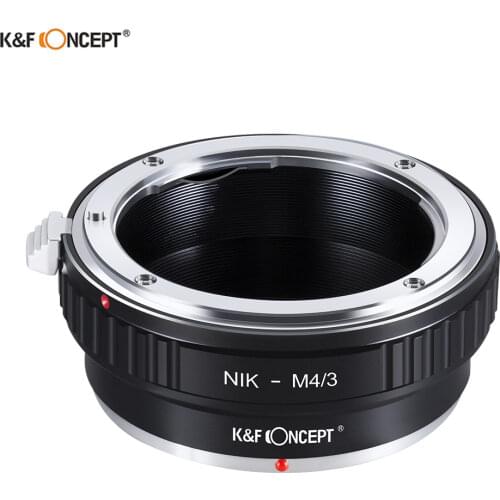 K&F CONCEPT Lens Mount Adapter for Nikon AI Lens (to) fit for Olympus Panasonic Micro 4/3 M4/3 Mount Adapter Camera Body