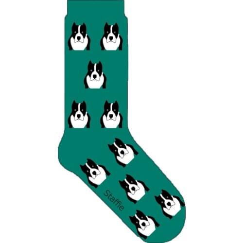 American Staffordshire Terrier dog women socks 50 pairs/lot wholesale