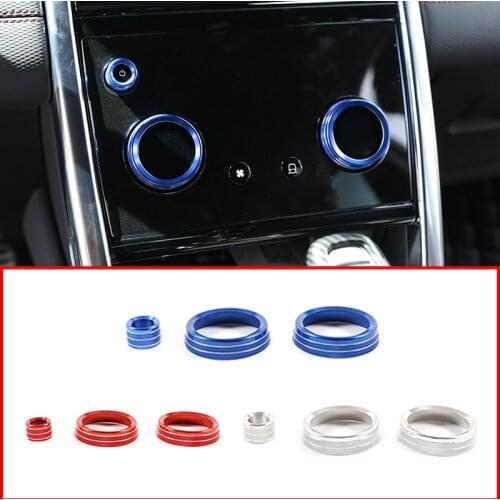 For Land Rover Discovery Sport L5502020 automotive styling alloy air conditioning knob sound ring decoration auto parts