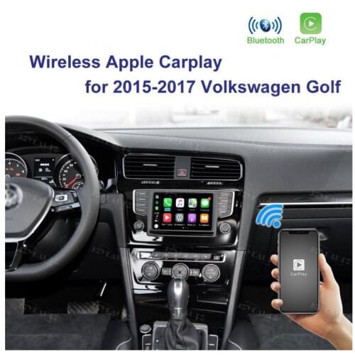 Joyeauto Wireless Apple Carplay For 2015-2017 Upgraded Volkswagen Golf Android Auto Mirror Wifi iOS13 Car Play Support Camera