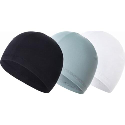 Quick Dry Helmet Inner Cap Unisex Anti-Sweat Cooling Beanie Breathable Hat Bike Riding Cycling Sweat Proof Base Cap