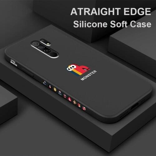 For Xiaomi Redmi 9 Cases Original Fashion Liquid Silicone Shockproof Soft Shell Cover for Redmi 9 Skin Cartoon Phone Case