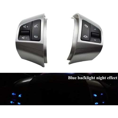 For Hyundai Elantra 2008- Multi-function Steering Wheel Buttons Audio Volume Music Control Switch BlueBacklight With Bluetooth