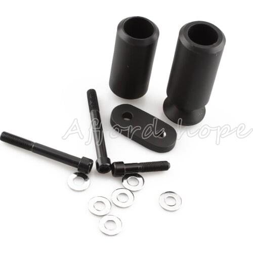 For Yamaha YZF R6 2006 2007 Free Shipping 1pair Motorcycle Parts No Cut Black Delrin Frame Slider Crash Frame Protector