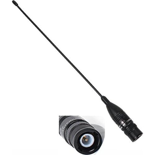 NA-666 BNC Dual Band Antenna Soft Whip VHF UHF Handheld 2 Way Radio Antenna,for Radio Walkie Talkie ICO IC-V80,Kenwood TK100
