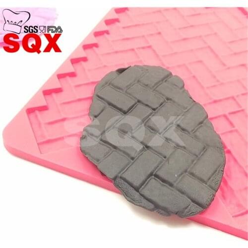 Wall texture fondant cake tools, cake decorating silicone mold, baking couverture production tools, kitchen accessories SW32