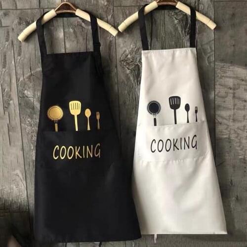 Lovers Apron Anti-ironing Home Kitchen Waterproof Anti-oil Summer Japanese /Barista/Beauty Salon