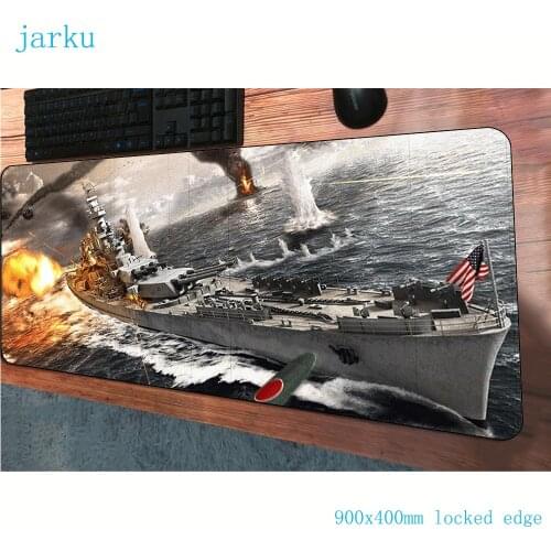 World of warships mouse pad 900x400mm mousepads 3d best gaming mousepad gamer HD pattern personalized mouse pads keyboard pc pad