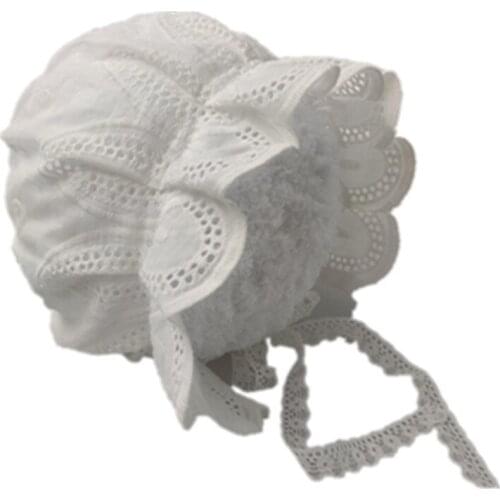Lace Baby Girl Hat Summer Sun Protection Sun Protection Breathable Baby Bonnet Baby Bonnet Czapki Dla Dzieci Baby Stuff AC50MZ