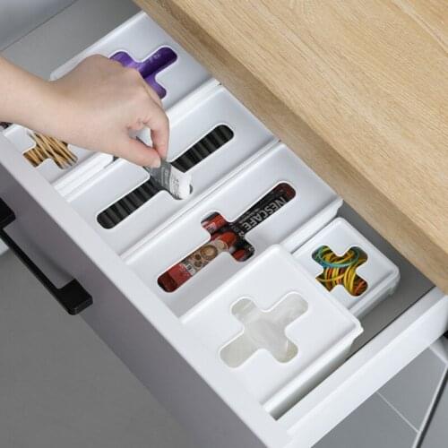 Cross Multifunction Splicing Storage Box Mask Dustproof Box Jewelry Tissue Box Desktop organizer