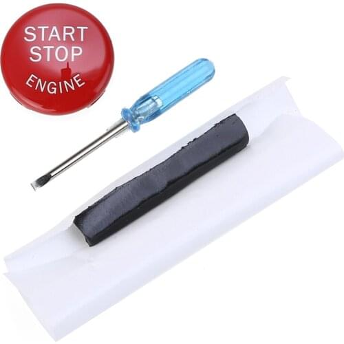 For BMW E90 E60 E84 E83 E70 E71 E72 Start Stop Engine Button Switch Red ABS Cover Stickers Car Interior Mouldings Mayitr