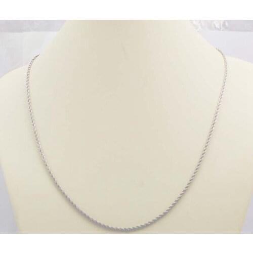 Newest Style Fashion Silver Color 316L Stainless Steel Chain Necklace China Ling Link Chain Necklace