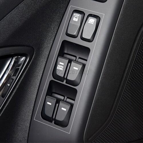 New Power Electronic Control Window Switch For Hyundai Tucson 2.0L 2.4L 2010-2015 LHD Driver Side 935702Z000 93570-2S010 16Pins
