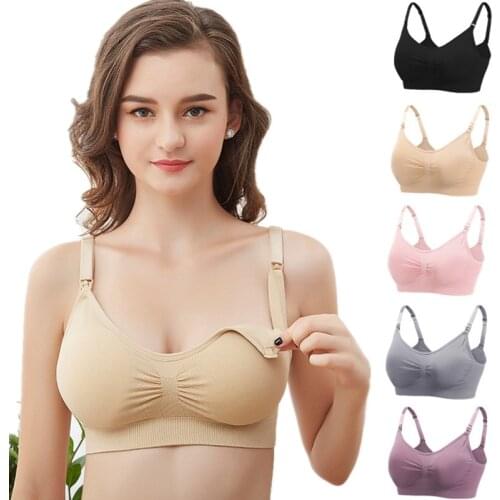 New BreastFeeding Super Soft Maternity Bra Pregnant Soutien Gorge Allaitement Wire-free Nursing Bras pregnant underwear Clothes