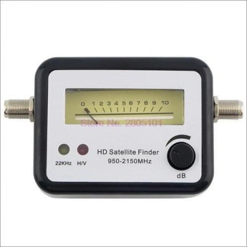 By dhl or ems 20 pieces Digital Satellite Signal Finder Meter Compass DirecTV Dish FTA LNB Satellite finder SF001 950-2150MHz
