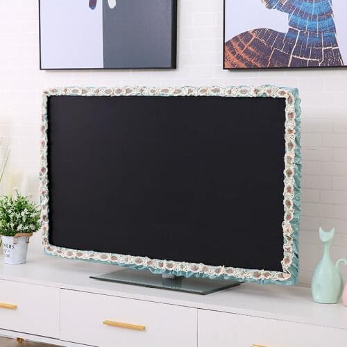 New Always-on TV Computer Frame Decoration Ferrule TV Dust Cover TV Circle Modern Minimalist plinth covers elastic