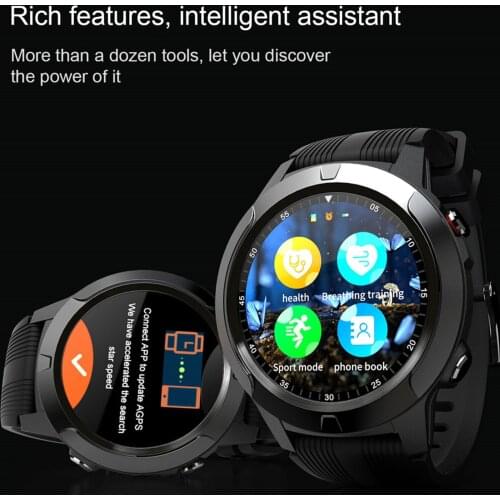 LOKMAT SMA-TK04 Smart Watch 1.3inch Screen BT3.0+4.0 Waterproof Pedometer Heart Rate Alarm Remote Camera GPS Sports Smartwatch