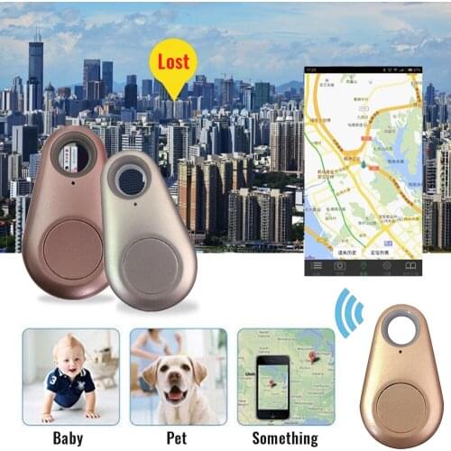 Smart Pets Anti-Lost Mini GPS Tracker For Keys Wallet Bag Kids Pet Dog Waterproof Bluetooth Tracer Trackers Finder Equipment