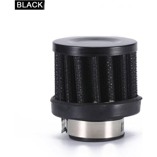 Universal Car Air Filter 1inch 25mm For Motorcycle Cold Air Intake Powerful Flow Crankcase Vent Cover Mini Breather Filters Auto