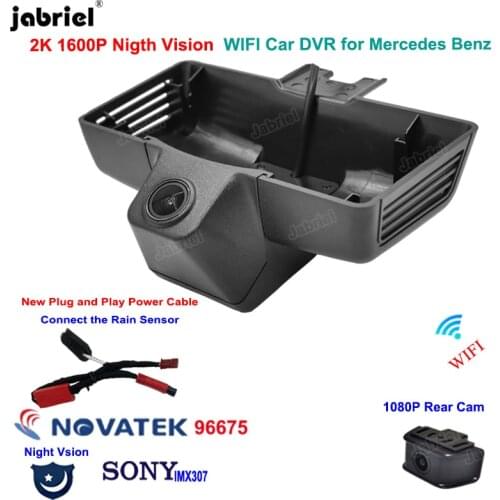 2K Dashcam 1600P Wifi Night Vision Car DVR Camera Recorder for Mercedes Benz G Class w463 w463a G500 G350 G350d G55 G63 G65 AMG