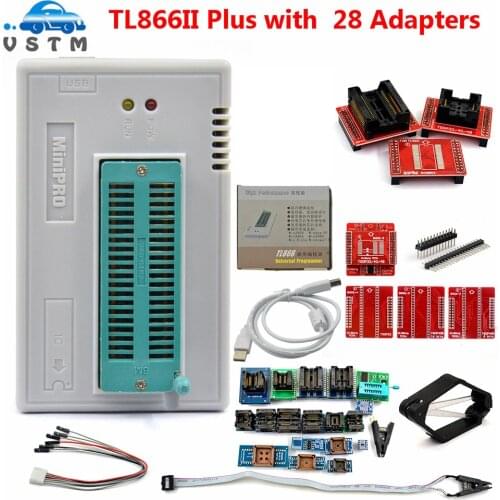 VSTM V11 Minipro TL866II Plus USB Programmer support 15000+IC SPI Flash NAND EEPROM MCU PIC AVR High Quality