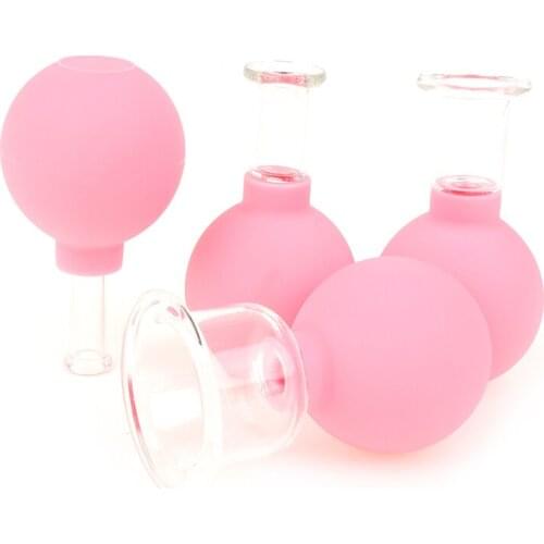 1PCS Anti Cellulite Cup Vacuum Cupping Cups Pvc Head Glass Suction Body Massage Lip Enhancer Device Therapy Jar