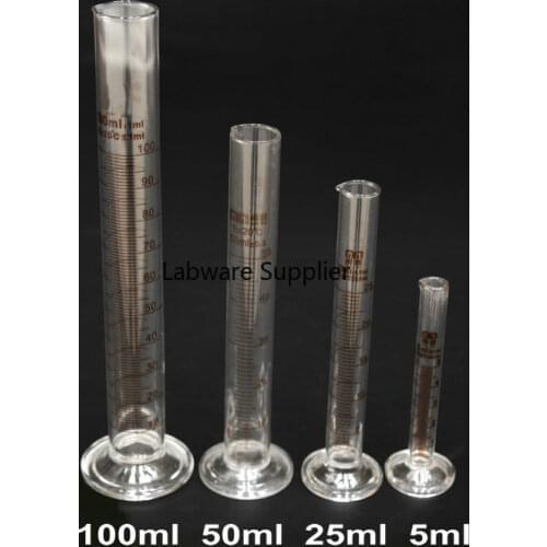 10ml-2000ml Graduated Measuring Glass Cylinder with scale line for Chemistry Laboratory Experiments