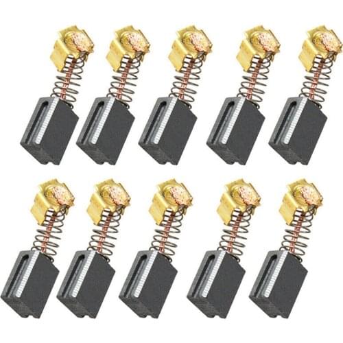 10pcs Carbon Brushes For CB406 CB407 CB418 CB419 191962-4 HR2432 HR2450 HR2450T Angle Grinder Graphite Brushs Replacements