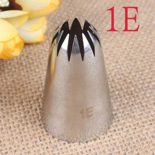 1E# Multi Purpose 1Pcs DIY Baking Tools Kitchen Gadgets Pastry Nozzle 304 Stainless Steel Fondant Cake Decoration 12 Tooth