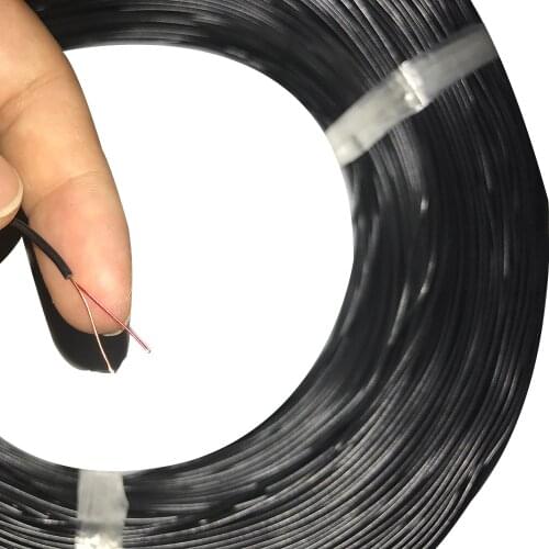 2core Superfine Enameled Cable Insulated Line Glass Fiber Headphone Wire Out Diameter 1.4mm PVC Signal cable