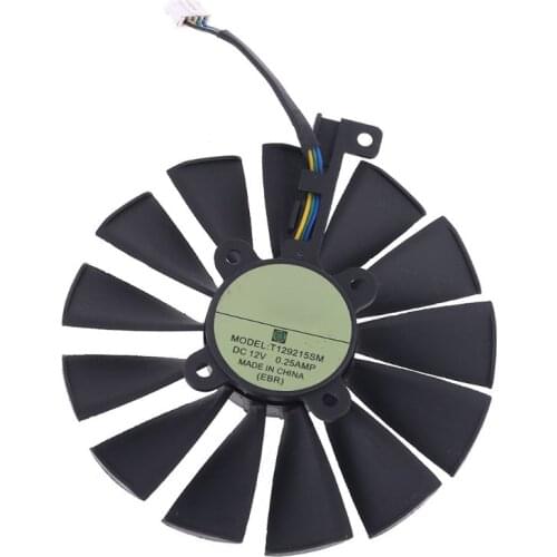 2021 New T129215SM 12V 95mm VGA Fan for asus STRIX RX470 RX580 Graphics Card Cooling Fan