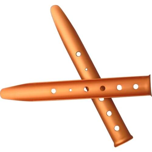 4pcs/lot Aluminum Flysheet Canopy Awning Tent Pegs Stakes Nails For Beach Sand Snow Loose Ground Soil