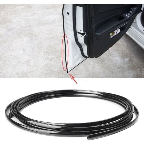 400CM Car Door Protector Strip Universal PVC Decoration Trim for Cars Door Edge Paintwork Protection Black