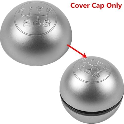 5/6 Speed Car Styling For Alfa Romeo Giulietta 2011 2012 2013 2010-Up Gear Shift Knob Cap Top Case Emblem Badge Lever Shifter