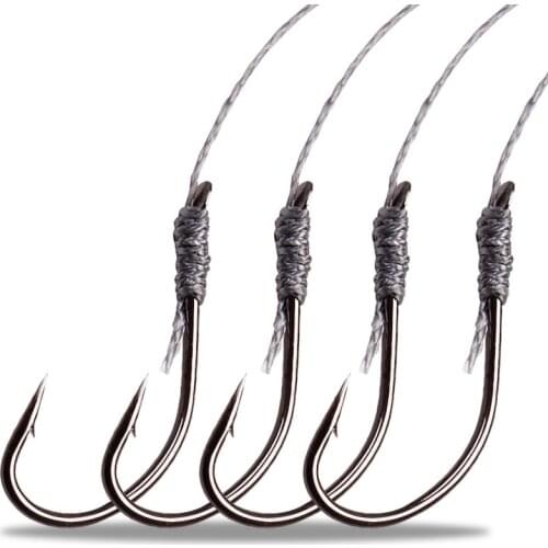 5-in-1 High Carbon Anti-winding Chain Hook Fishing Hook Sharp Carp Hook Fishing String Hooks Fly Fishing Tackle 3~13