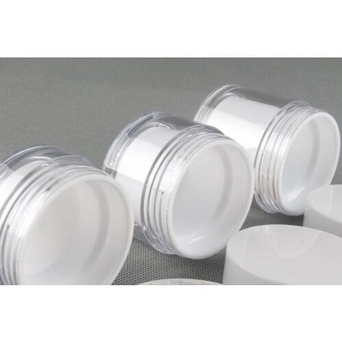 50g/50ML,Acrylic Cosmetic Cream Jar Container With Screw Cap,Makeup Sub-bottling,Sample Cream Canister