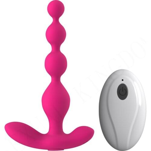 Anal Beads Vibrator Wireless Remote Control Butt Plug Silicone Anus Masturbator Male Prostate Massage Sex Toys for Woman and Man