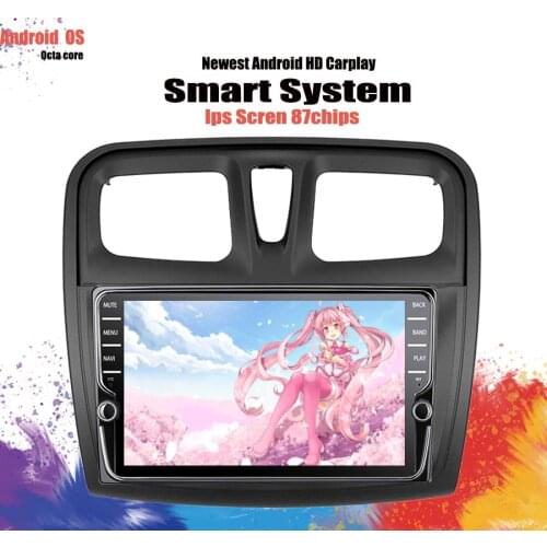 Android 10 8 inch IPS Car Radio Audio stereo pc tablet 4G WIFI GPS Multimedia carplay For Renault Logan 2 Sandero 2 2014-2019