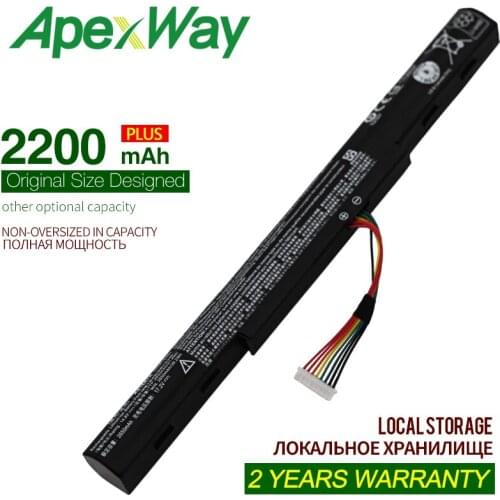 ApexWay 14.8V AS16A5K AS16A7K AS16A8K Battery for Acer Aspire E15 E5-475G E5-575 E5-575G-53VG 523G 553G 575G 774G E5-575-59QB