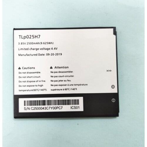 B-TAIHENG High quality replacement TLp025H1 battery for Alcatel 5051 Pop 4 (5.0) TLp025H1 TLp025H7 mobile phone battery