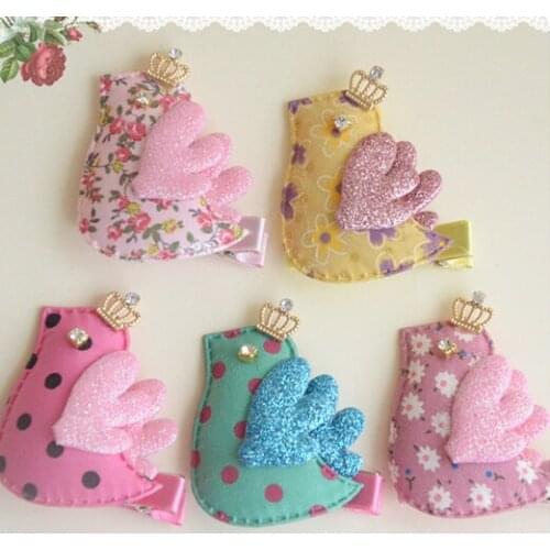 Free Shipping!2017 New Wholesale 20pcs/lot Birds Crown Hair Clips Fashion Cute Baby Girls Hair Pins Hair Accessories
