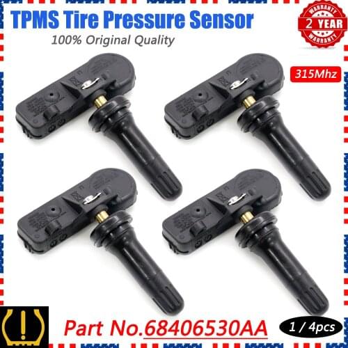 XUAN TPMS Tire Pressure Sensor Monitor Systems 68406530AA for Jeep Compass Liberty Wrangler Dodge Dakota Durango Chrysler 315Mhz