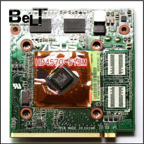 For Asus K50AB K51AB K70AB X70AB K70AF X70AF X66IC Laptop HD4570 HD 4570 512MB VAG Video Card