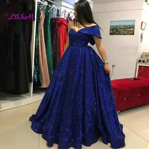 Elegant One Shoulder Evening Gowns Long Dark Royal Blue A-Line Formal Party Dress Custom Made Modern Banquet Evening Dresses